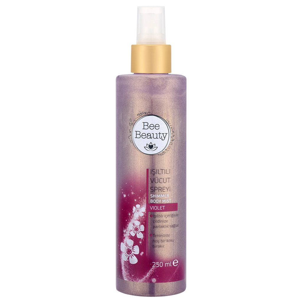 Bee Beauty Violet Spray pour le corps brillant 250 ml
