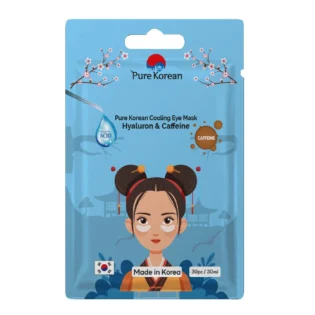 Masque pour les yeux de refroidissement coréen pur 30 ml (Hyaluron & Caféine)