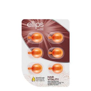 Plaquette thermoformée de 6 vitamines revitalisantes pour cheveux Ellips Vitality